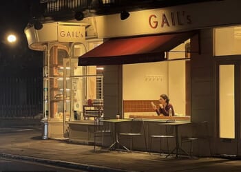 Richard Walls's image of a woman sitting in GAIL's has drawn comparisons to one of the world's most famous paintings