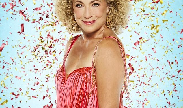 I wonder whether Ralph Fiennes was served a large dollop of karma after taking a cheeky swipe at ex-wife Alex Kingston (pictured) on her Strictly debut last week