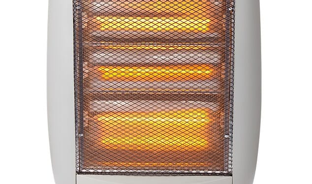 Hot air: The claims being made by online firms selling miracle mini heaters appear to have ‘rewritten the laws of physics’, according to one Cambridge professor