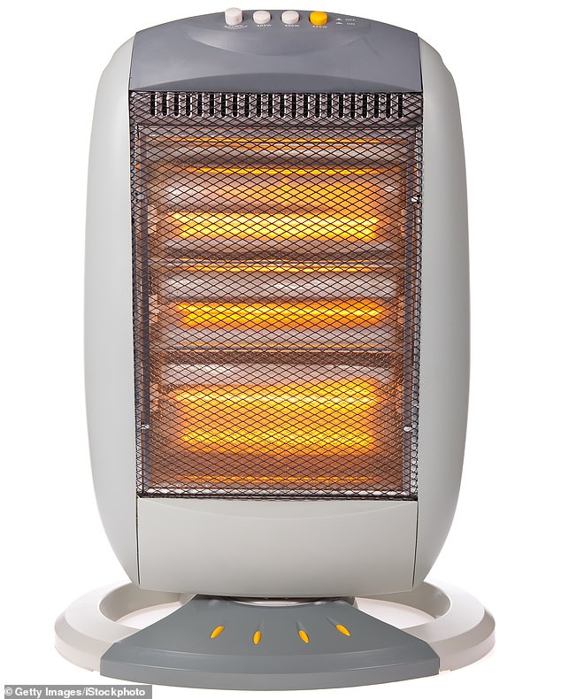 Hot air: The claims being made by online firms selling miracle mini heaters appear to have ‘rewritten the laws of physics’, according to one Cambridge professor