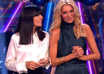 Tess Daly chokes back tears as she opens Strictly with Claudia Winkleman after pair quit scandal-hit show