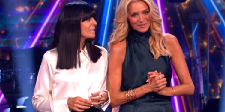 Tess Daly chokes back tears as she opens Strictly with Claudia Winkleman after pair quit scandal-hit show