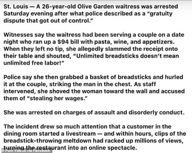 Davis attempted to report the fake post and asked her friends to do the same, but for days it remained and began popping up on other, similar pages