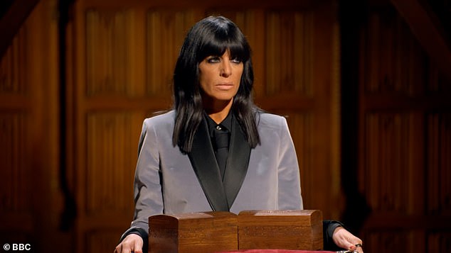 A TV source also told The Sun: 'People may think it is just a telly show but when you're living the game 24/7, it takes a toll' (host Claudia Winkleman seen)