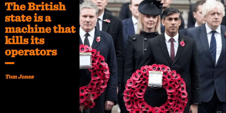 The British state is a machine that kills its operators | Tom Jones