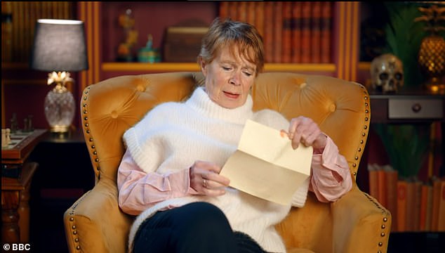 As she entered the diary room, she spotted a letter on the chair. Realising her fate, Celia said: 'Oh, Lord, this is not a very good sign. Am I dead?'
