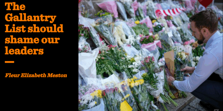 The Gallantry List should shame our leaders | Fleur Elizabeth Meston