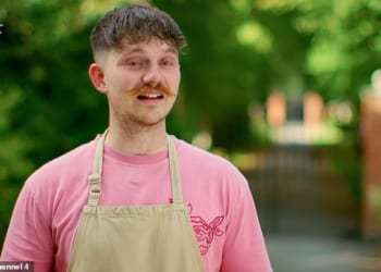 The Great British Bake Off: Toby Littlewood breaks down after being eliminated in tense semi final as Tom, Jasmine and Aaron become finalists