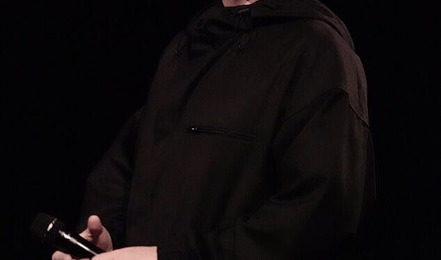 The Wanted 's Max George appeared in good spirits as he put on a united front with former bandmate Siva Kaneswaran for their first ever US show