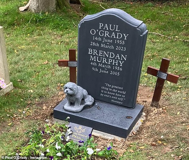 He was laid to rest the following month in St Rumwold's Churchyard in Bonnington, Kent and for the last two years, his grave has been marked wooden crosses and ornaments