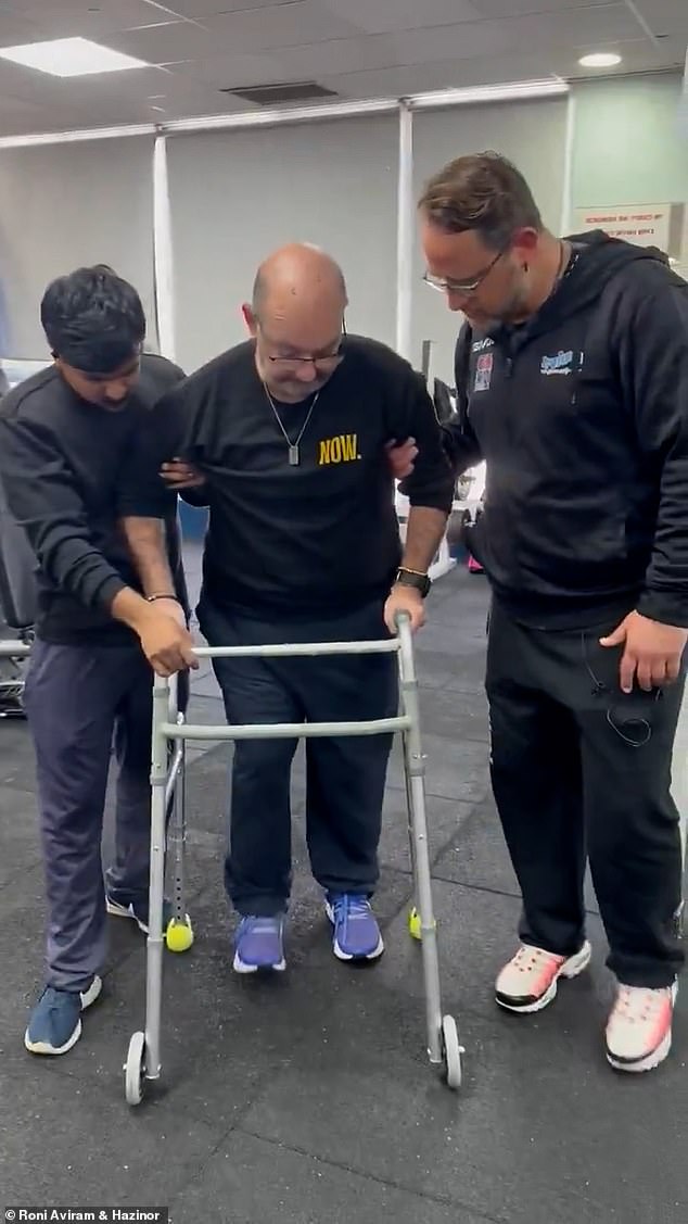An Israeli hostage's father who was paralysed and non-verbal has miraculously learnt how to walk and talk again ahead of his release