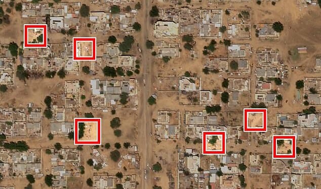 Satellite images have revealed the tragic aftermath of a 48-hour massacre in Sudan which saw over 2,000 civilians executed by paramilitary rebels