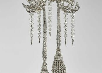Empress Eugenie's Bow Brooch, was one of the jewels that arrived in Manhattan. It had been bought for Mrs Caroline Astor, the Queen of New York Society