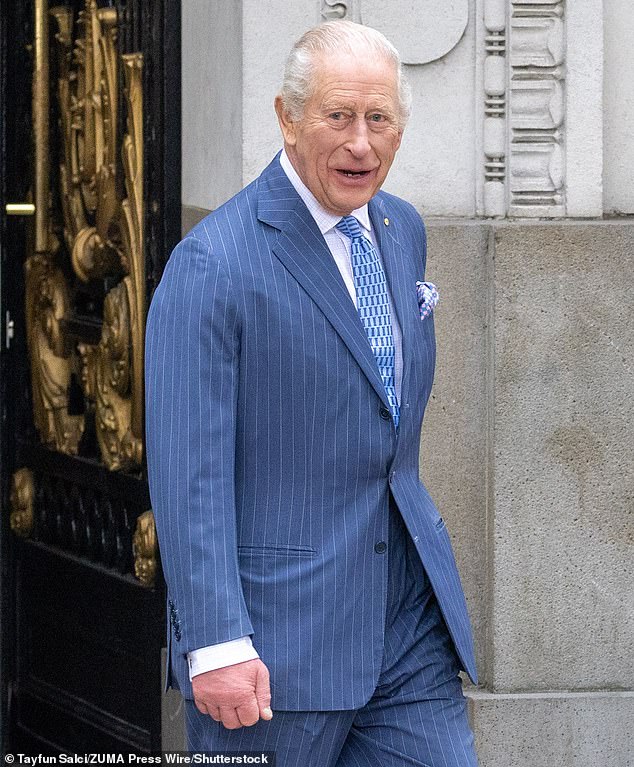 The move was said to have been entirely down to the King and his advisers, without pressure from the government. The monarch is pictured in Australia earlier this month