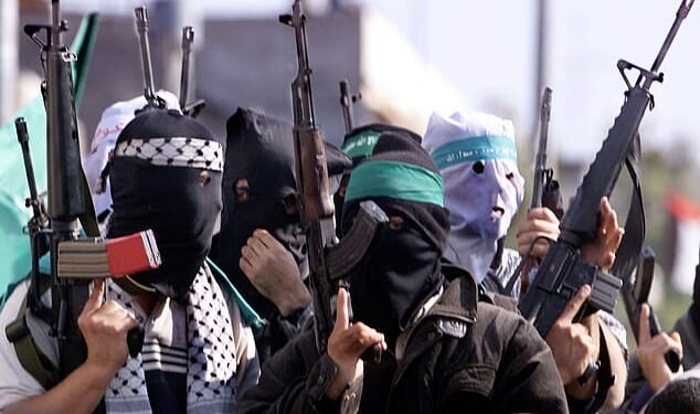 Masked members of Hamas. The last time the Israelis withdrew from the Strip, in 2005, the terrorist group staged an armed takeover