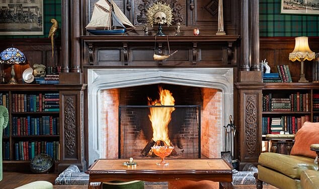 A room in The Traitors' castle