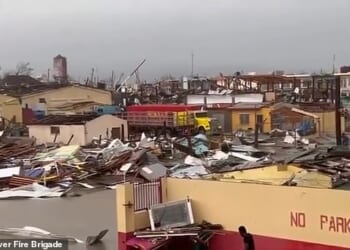 Video from Black River in St. Elizabeth, one of the worst-hit parishes, shows how winds tore the roofs from buildings and leveled others to the ground