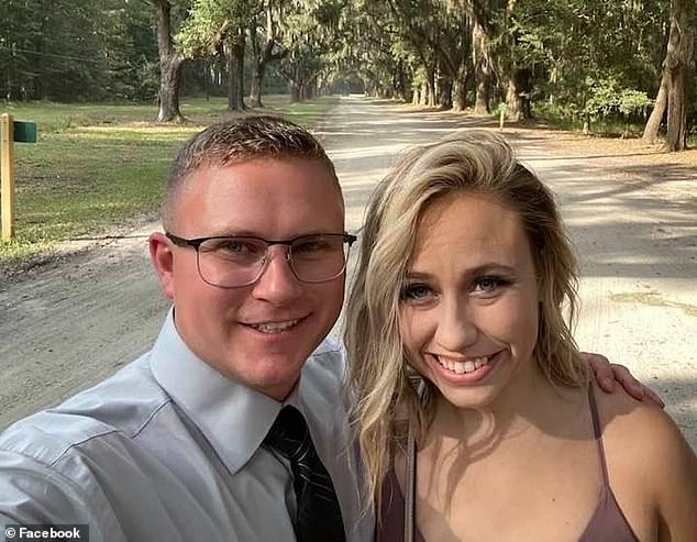 Three members of the US Air Force have been found dead in what police have called a suspected murder suicide. Jacob Prichard, 34, is believed to have killed his wife, Jaymee Prichard, 33, and Lieutenant Jaime Gustitus, 25. (Pictured: The Prichards)