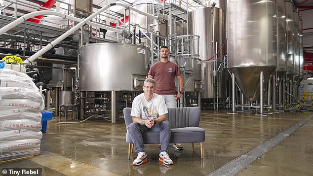 Brad Cummings (right) and Gazz Wiliams (left) launched Tiny Rebel in 2012 in Newport, Wales