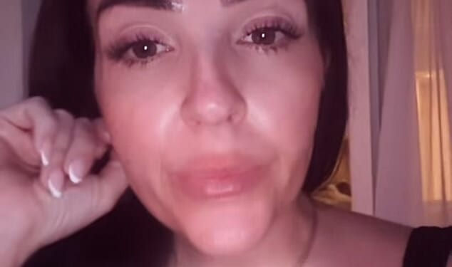 A British tourist trapped in Jamaica told her social media followers she was 'really scared' as her and her family wait for Hurricane Melissa to hit