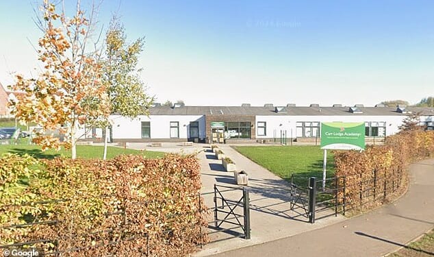 Two pupils at Carr Lodge Academy (pictured) in Doncaster, South Yorkshire, died within 24 hours of one another