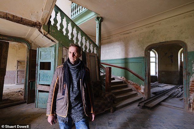 Roman Furmaniak began scouring the grounds of the18th century palace in the village of Minkowskie in southern Poland in 2021