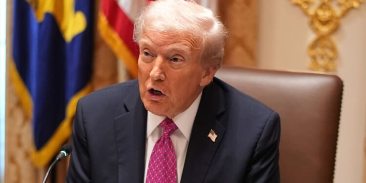 President Donald Trump made the announcement Friday during a lunch meeting with Ukrainian President Volodymyr Zelensky.