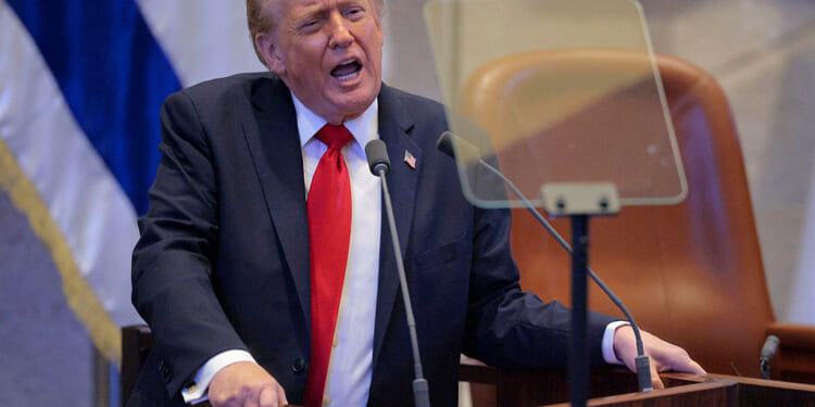 Trump Hails ‘Historic Dawn’ of a New Middle East in Knesset Speech