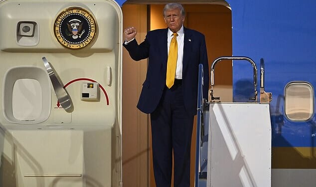 President Donald Trump touched down in Tokyo, Japan Monday evening - the second country he's visiting on his tour of Asia this week. While in Tokyo, he'll meet with the country's new prime minister