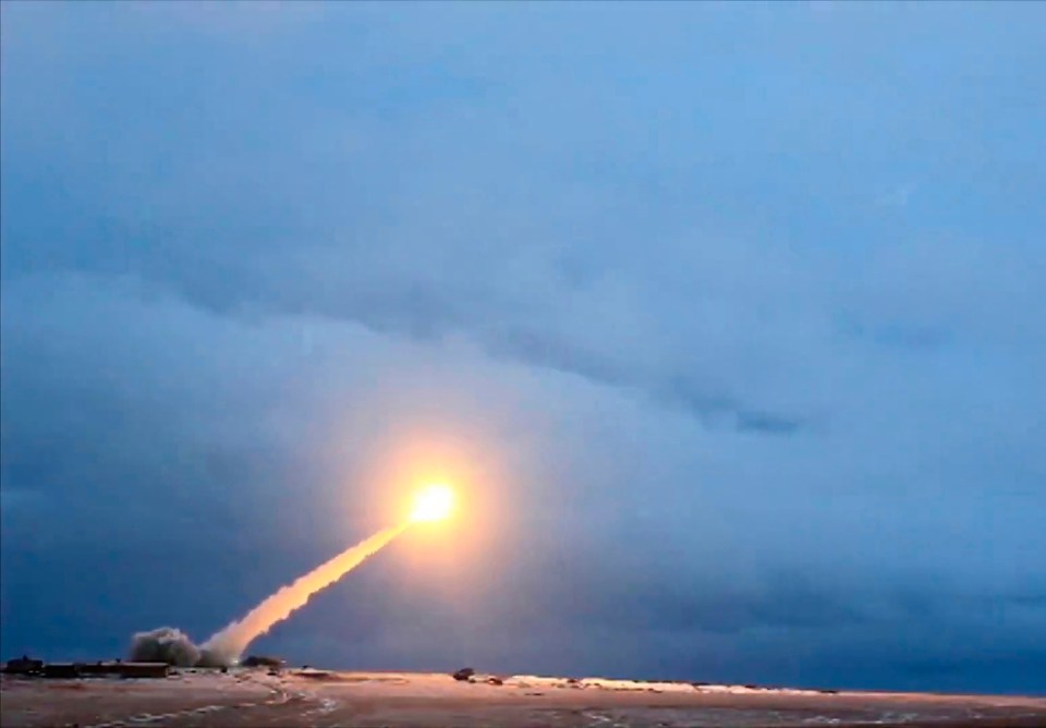 Burevestnik cruise missile launch
