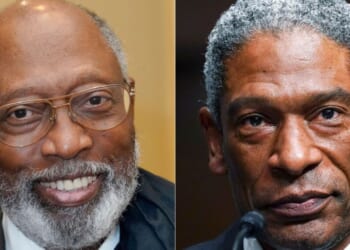 U.S. District Judge for the Southern District of Mississippi Henry Wingate, left, and U.S. District Judge for the District of New Julien Neals, right, both made mistakes in their rulings because their staffers used artificial intelligence.