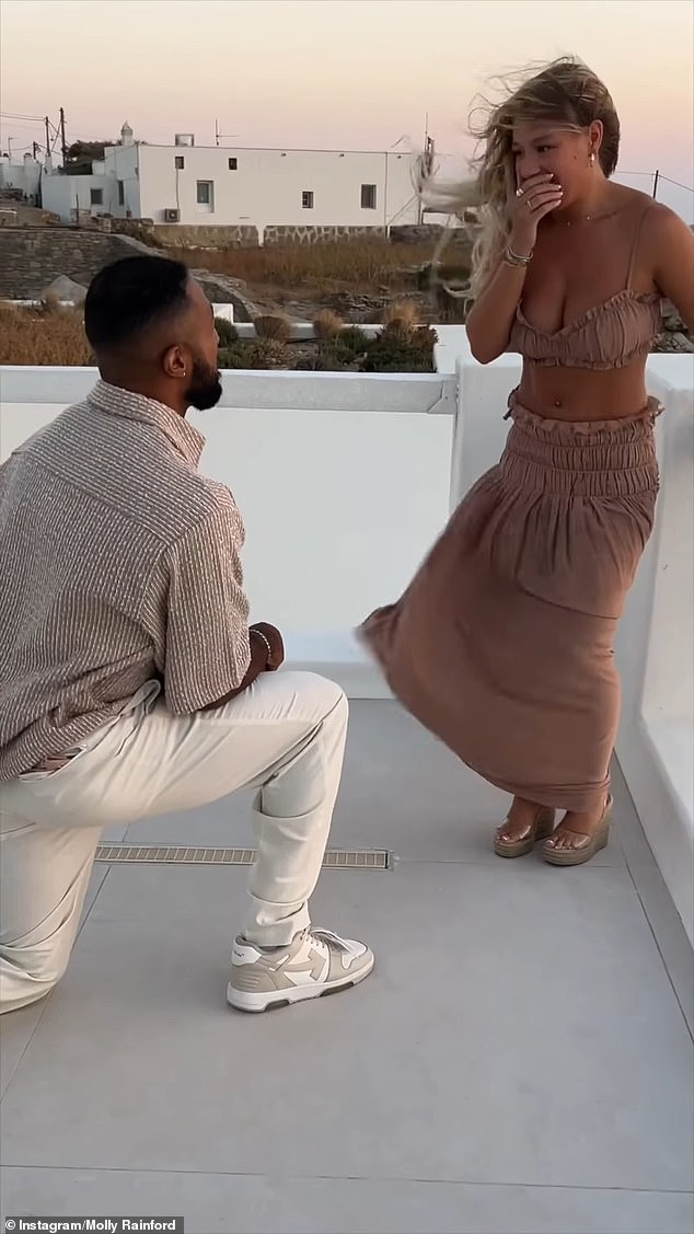 But something must have gone very right because Tyler proposed as soon as they got back, and this is their first interview since the engagement was announced to hundreds of thousands of followers with a romantic sunset post on Instagram in August