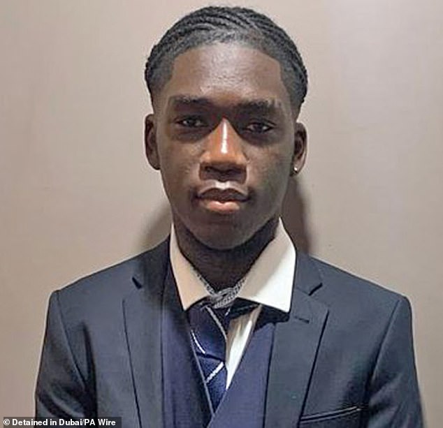 Marcus Fakana, 19, was jailed in Dubai after having sex with a UK tourist was killed in a car crash - just months after being set free following a royal pardon