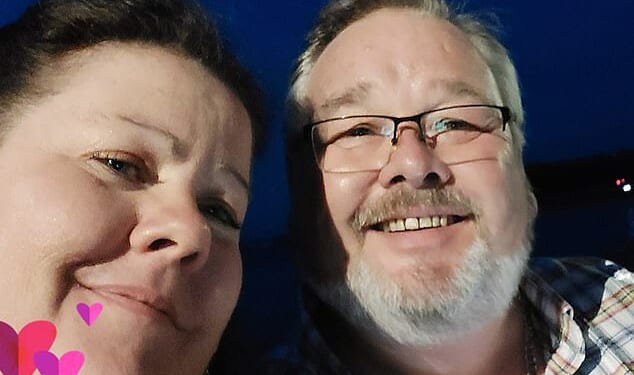 Cheating wife Michelle Mills, pictured left, convinced her ex-Royal Marine lover to kill her soldier husband Christopher, right, so she could cash in his life insurance, a court has heard