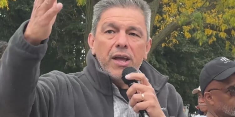 On Saturday's "No Kings protest in Chicago, Illinois, one speaker called for violence against ICE agents - urging those listening to shoot them and wipe them out.