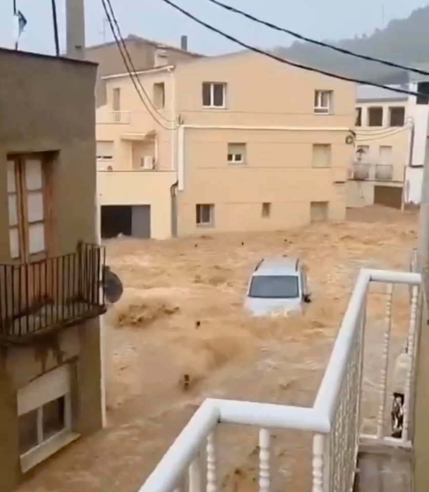 **FULL COPY BY NATALIA PENZA natypenza@gmail.com**.-TEL: +34 659 567 821** .SPAINS weather woes have continued with thousands of people affected by Storm Alice last night as it unleashed hell on the southern part of Catalonia