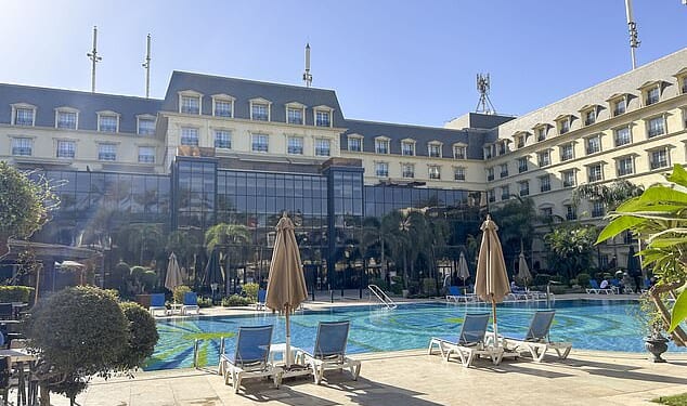 The five-star Renaissance Cairo Mirage City Hotel where more than 150 Hamas terrorists are staying alongside unsuspecting Western tourists