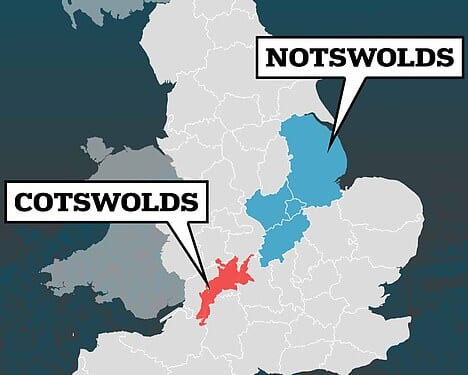¿Where the Cotswolds represent a very well-trodden path out of London and into the country, the "Notswolds" is a hidden gem which has all the benefits of the Cotswolds without the price tag,¿ says Joy Brankin-Frisby, associate partner at estate agents Fisher German