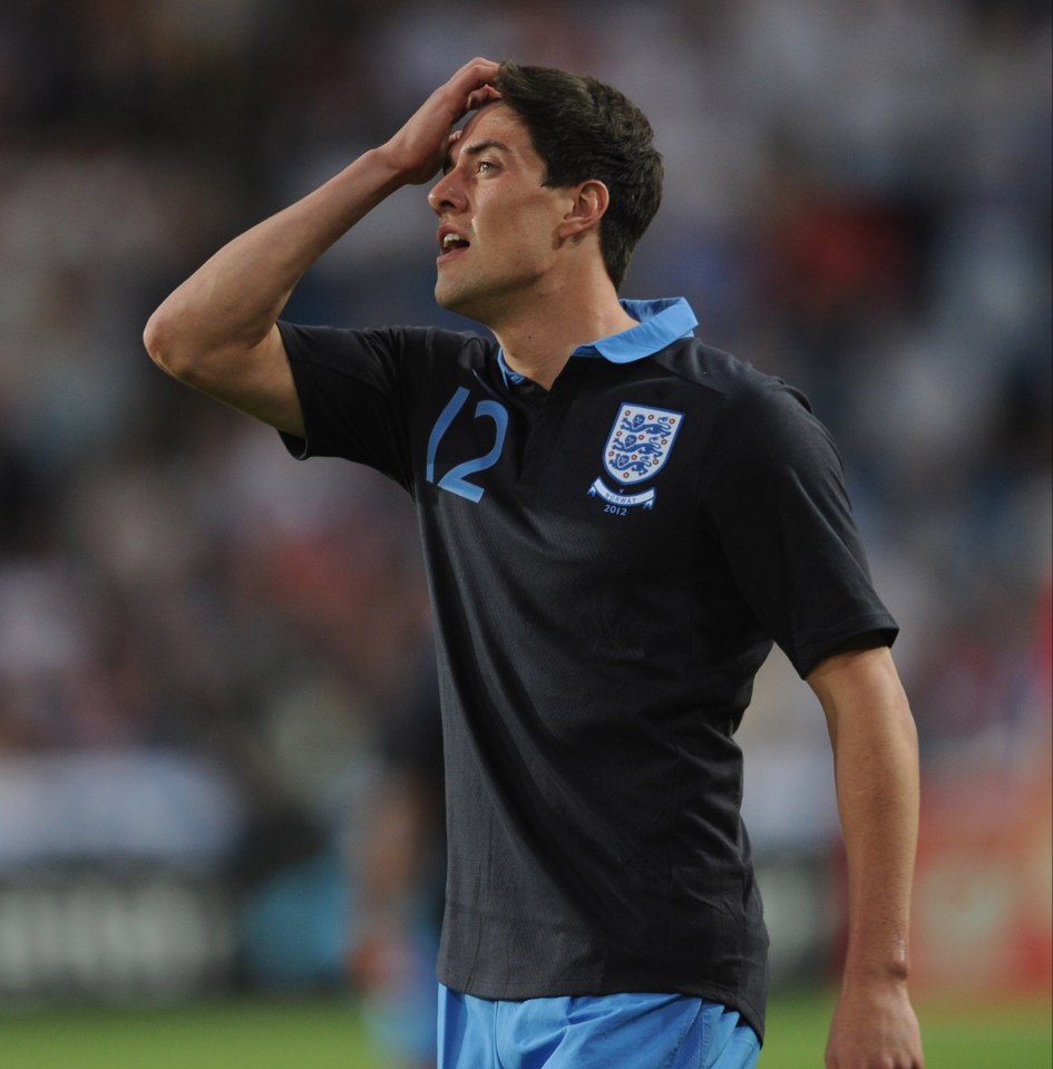 Martin Kelly in his England national football team jacket.