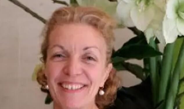 Bernadette Delmotte (pictured) was found dead in her red Fiat 500 in the small French village of Bissy-sur-Fley
