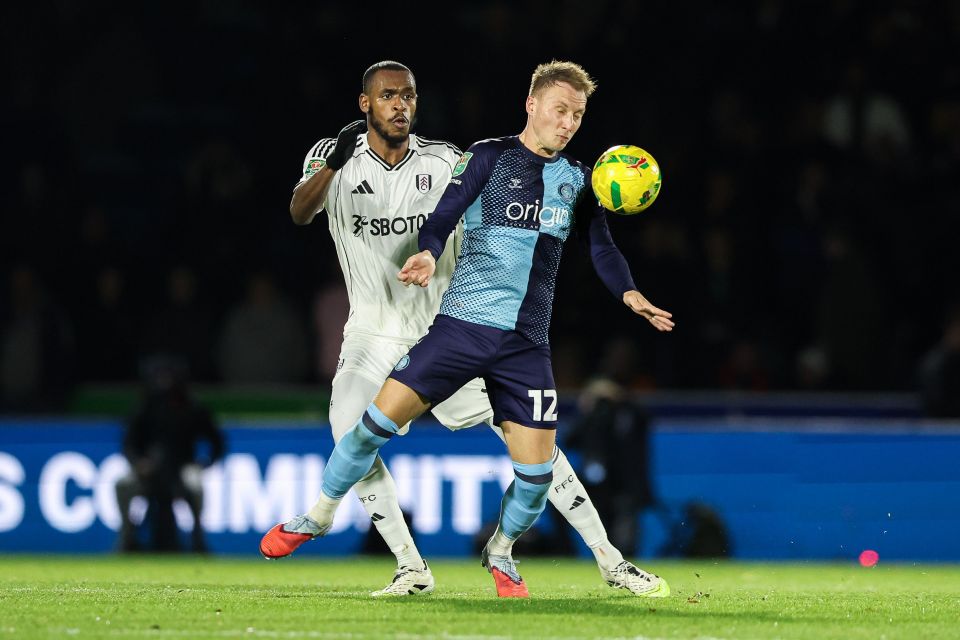 Wycombe Wanderers v Fulham, EFL Carabao Cup, Fourth Round, Football, Adams Park, High Wycombe, UK - 28 Oct 2025