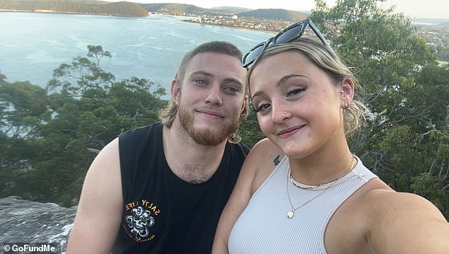 Michael explained his Chloe (pictured with her boyfriend) underwent a round of IVF to freeze her eggs before starting extensive and aggressive treatment to fight her cancer