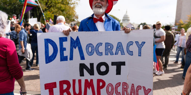 ‘No Kings’ protests against Trump bring a street party vibe to cities nationwide