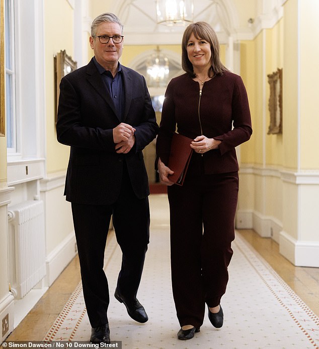 Prime Minister and Chancellor  chat outside the cabinet room before a budget meeting