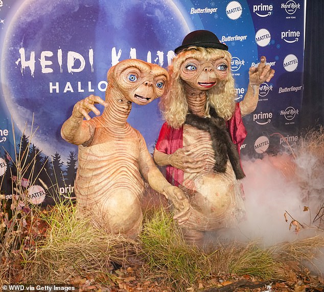 Last year, she and her toyboy husband Tom Kaulitz, 36, dressed as two different versions of the title character in Steven Spielberg's E.T. the Extra Terrestrial
