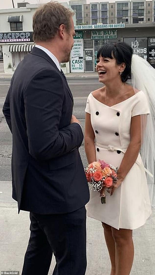 Harbour and Allen married in 2020 in a 'quickie' Las Vegas ceremony, officiated by an Elvis Presley impersonator