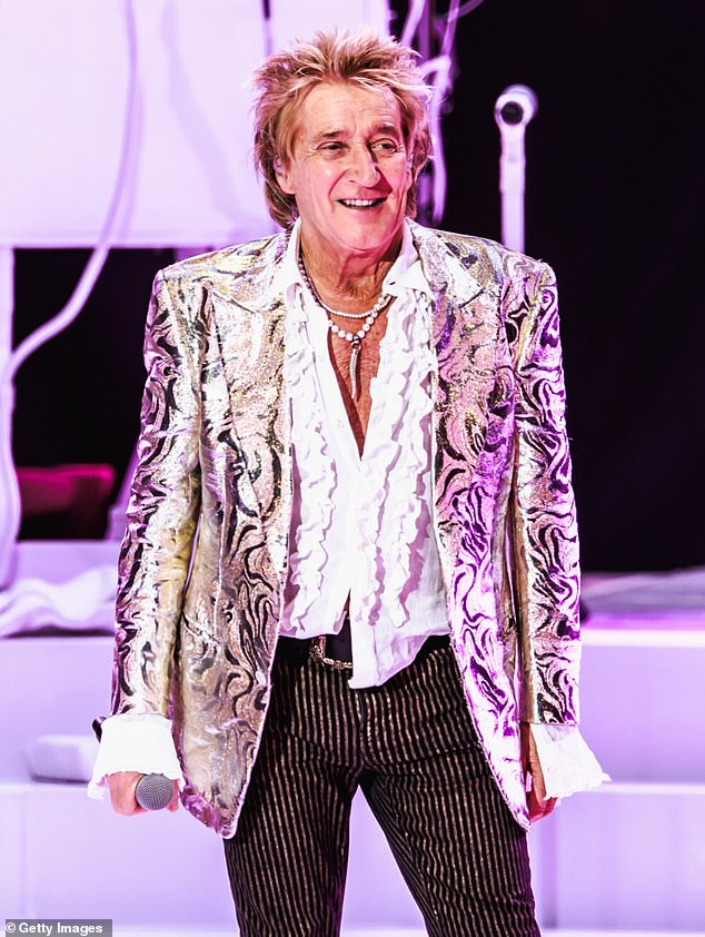 The likes of Rolling Stones rockers Ronnie Wood and Mick Jagger and rocker Rod Stewart (pictured) all have children who share a huge age gap between their siblings