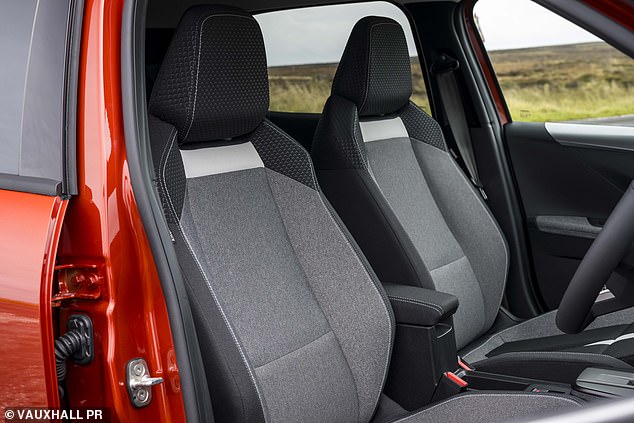 Vauxhall has also equipped it with its patented ‘Intelli-Seats’, which are unique by the cut-out section in the backrest designed to alleviate lower back pain