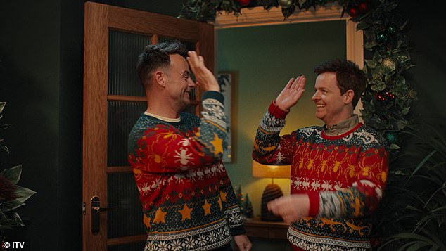 To mark the countdown, ITV has dropped a festive-themed first look promo, featuring Ant and Dec causing mischief as they tuck into a twisted Christmas feast