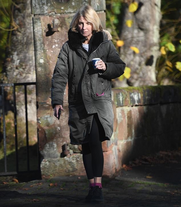 Ms Adams, pictured in Glasgow a week ago, has publicly said she feels that her name has been dragged through the mud and has been left blindsided by her suspension. She also denies shouting at anyone, claiming it is ‘not my style’